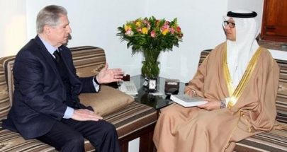 السفير السعودي زار الرئيس أمين الجميّل في بكفيا image
