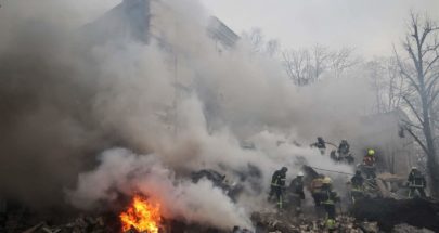 إصابات وحريق جراء هجمات روسية على كييف image