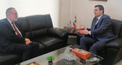 الحاج حسن عرض مع سفير النرويج العلاقات في المجال الزراعي image