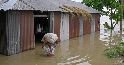 تسعة قتلى في فيضانات ضربت الهند وبنغلادش image