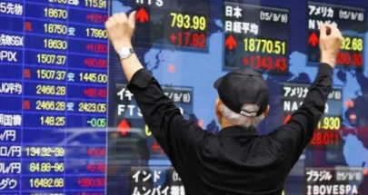 بورصة اليابان تغلق على ارتفاع قياسي بدعم من أسهم البنوك image