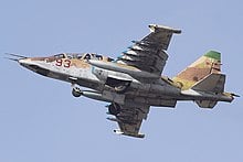 تحطم طائرة "سو-25" ومقتل الطيار أثناء مناورة عسكرية في جورجيا image